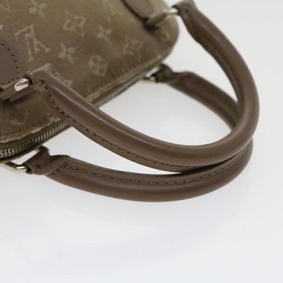 LOUIS VUITTON Monogram Satin Little Alma Hand Bag Gray - Picture 7 of 15
